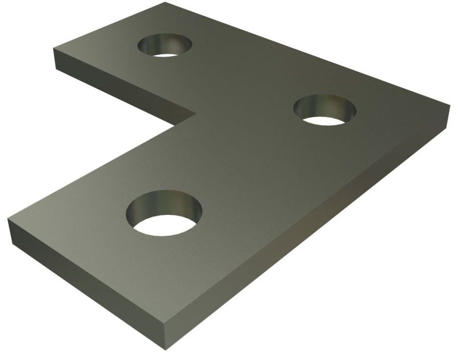 Power - Strut PS - 718 - EG Flat Angle Plate - Sonic Electric