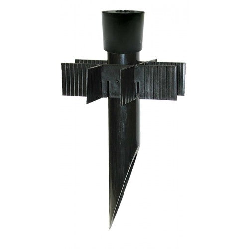 Orbit PP2A-BK 2" X 15.5" PVC Post With Aluminum CapBlack