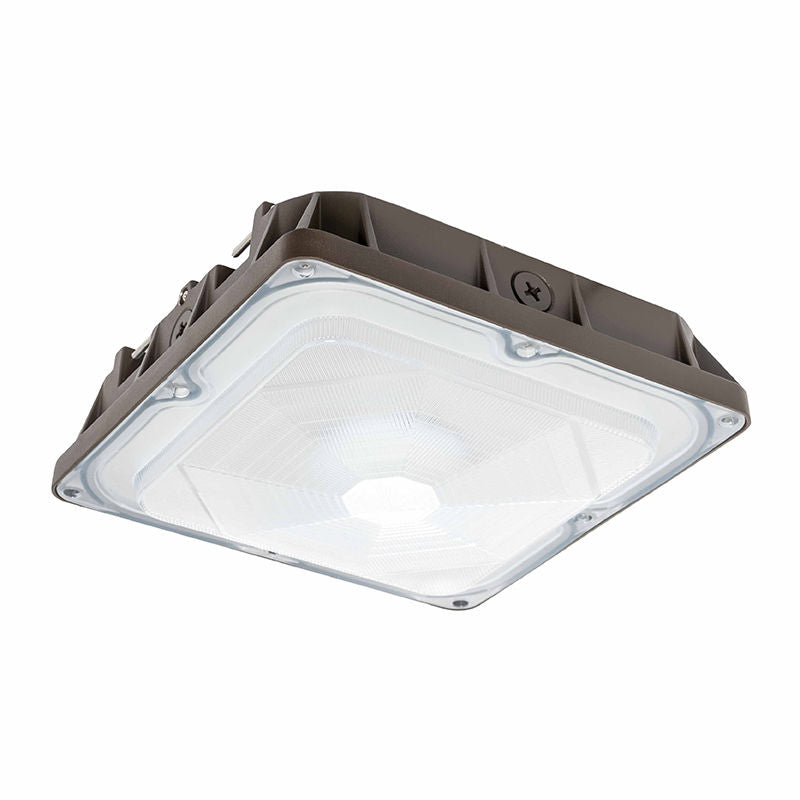Westgate CDLX-MD-15-45W-50K LED Power Adjustable Low Profile Canopy/Garage Light - Bronze