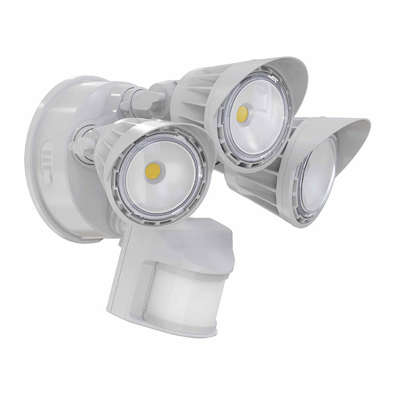 Westgate SL-30W-50K-WH-P LED Security Light with Dimming PIR Sensor Outdoor Lighting - White