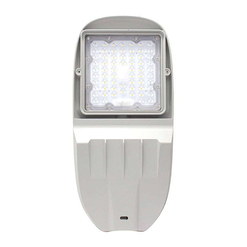 Westgate STL3-30W-50K LED Street/Roadway Light with NEMA Twist-Lock Photocell Socket (120V) - Light Grey