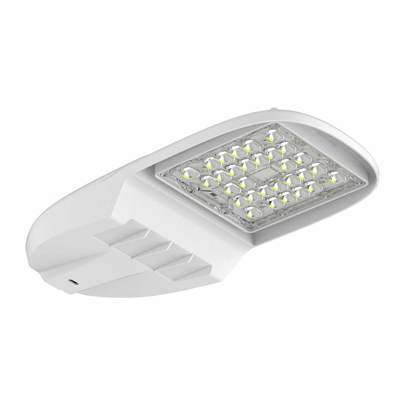 Westgate STL3-30W-50K LED Street/Roadway Light with NEMA Twist-Lock Photocell Socket (120V) - Light Grey