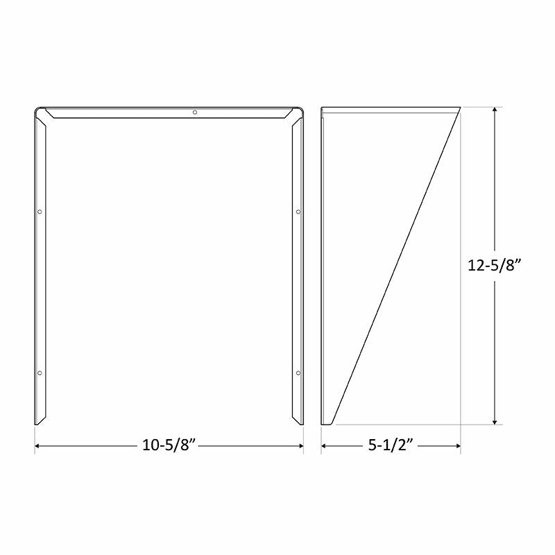 Westgate LF-SHROUD-B LED Multi-Power High Lumen Flood Light Series - Bronze Shroud Only