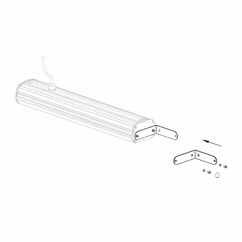 Westgate LOHB-D LOHB L BRACKET STAINLESS STE - Black