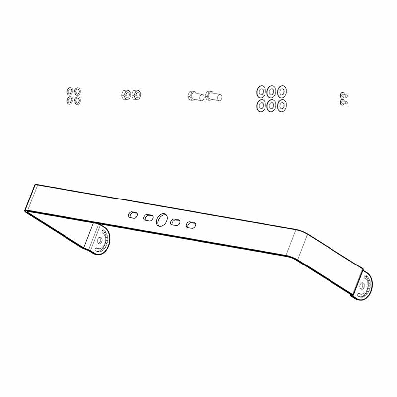 Westgate LOHB-H-2FT LOHB 2 FT MOUNTING BRACKET - Black