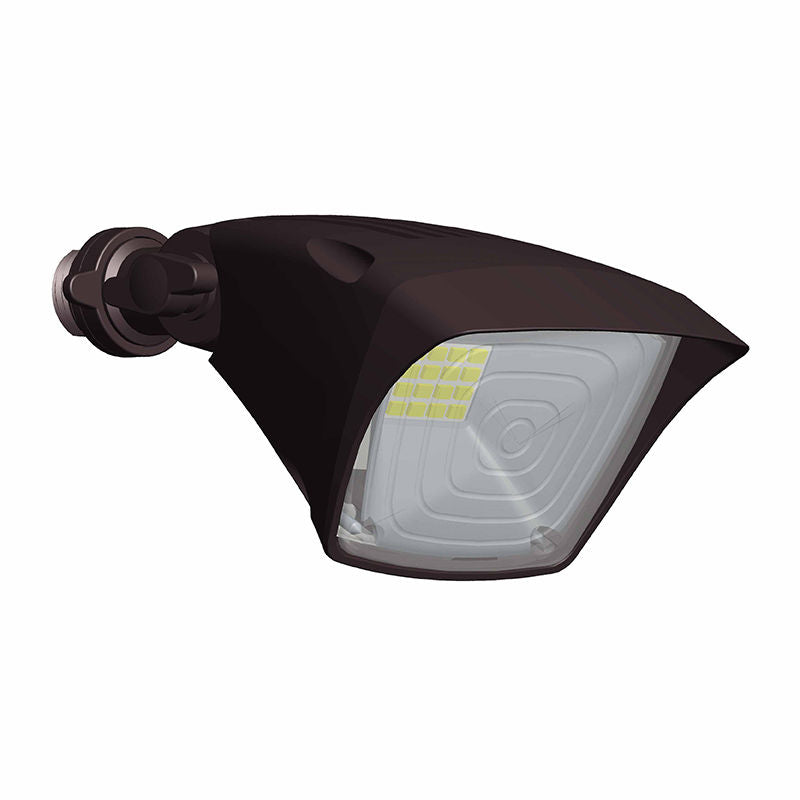 Westgate FLH-10W-30K-BR LED Weatherproof Square Flood Head - Dark Bronze
