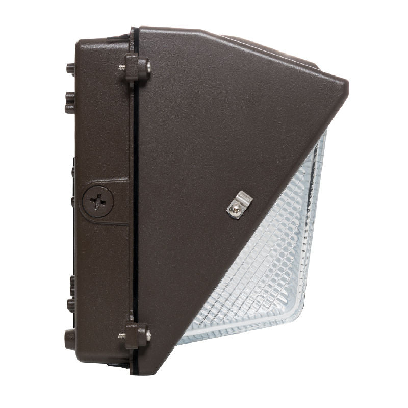 Westgate WMX-MD-20-80W-50K Traditional LED Multi-Power Non-Cutoff Wall Pack, Glass Lens - Bronze