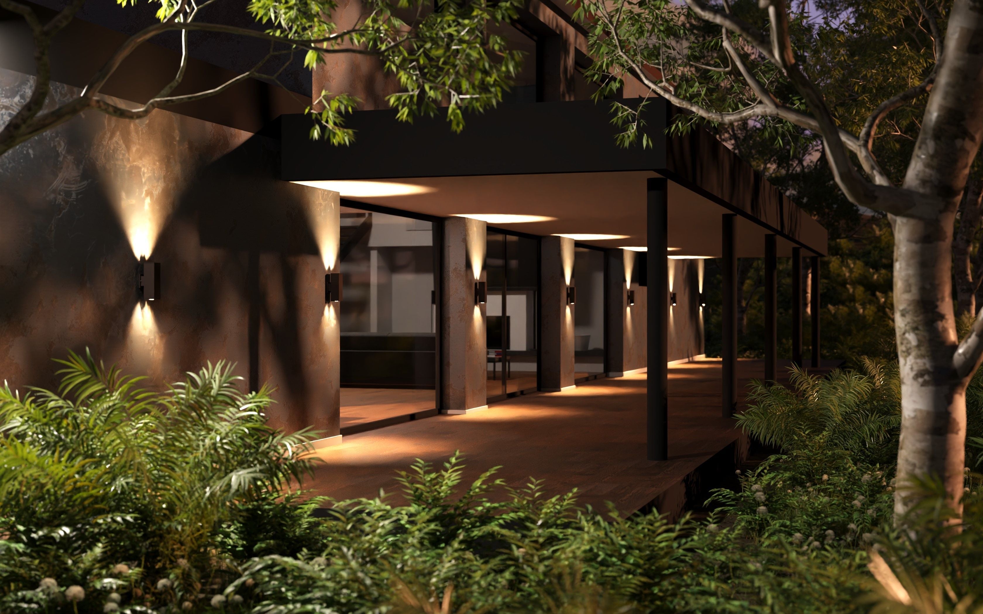 Westgate WMCS5-UDL-MCT-WH-DD LED MCT Square Wall Mount Cylinder Light - White