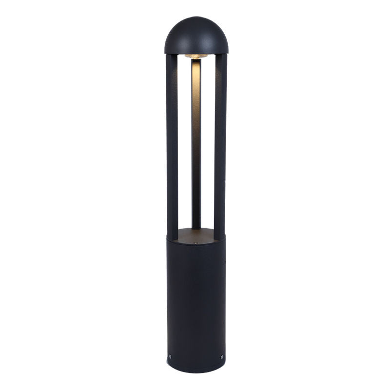 Westgate BOL-608RD-41-MCTP-BK 41" Round Bollard Open Design Lights, 10W/18W/25W, 30K/40K/50K - Black