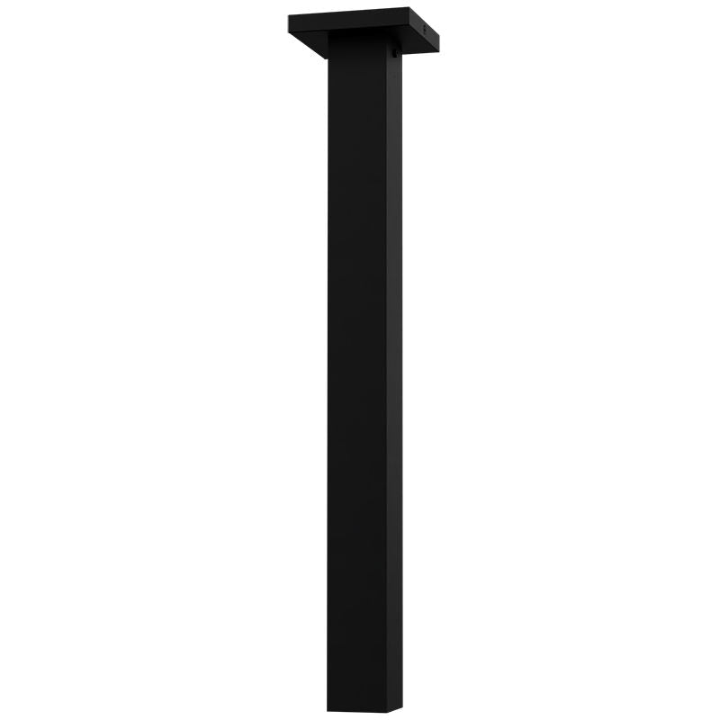 Westgate CMCS2XXL-MCT-DT-BK 1"-4" Square Architectural Ceiling Cylinder Light - Black