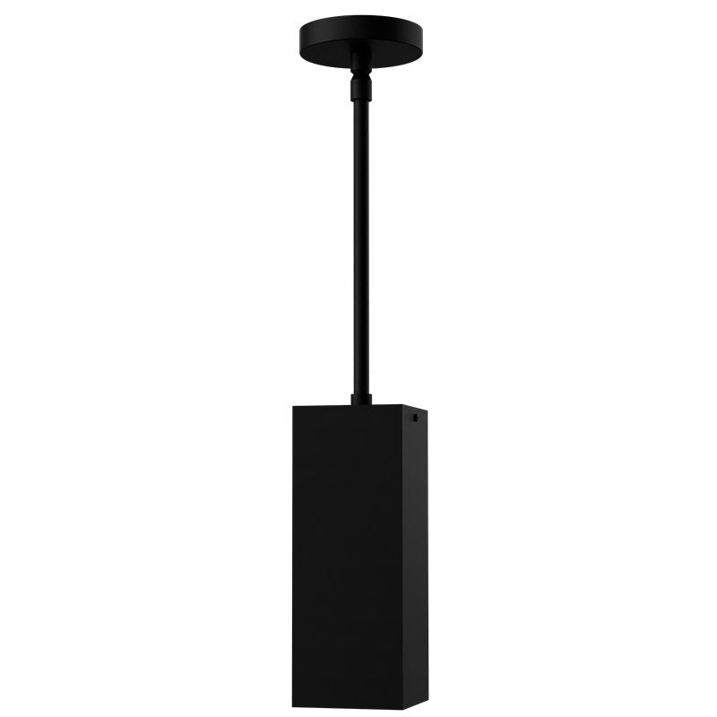 Westgate CMCS4-MCTP-DD-BK 1"-4" Square Architectural Ceiling Cylinder Light - Black