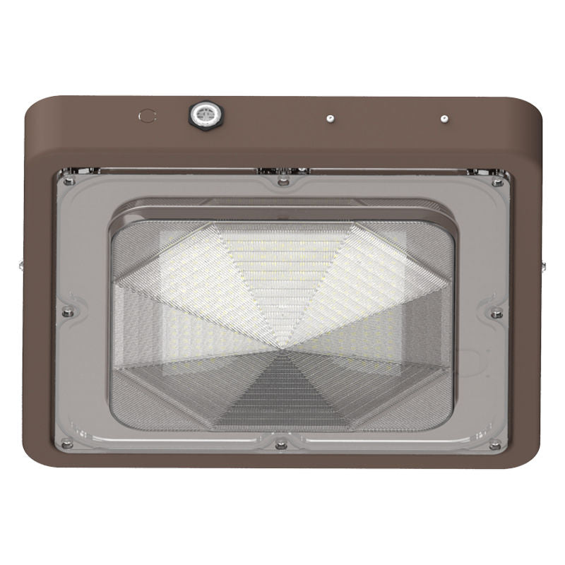 Westgate CXES-40-80W-MCTP-EM Square New Concept Garage and Ceiling Light - Bronze