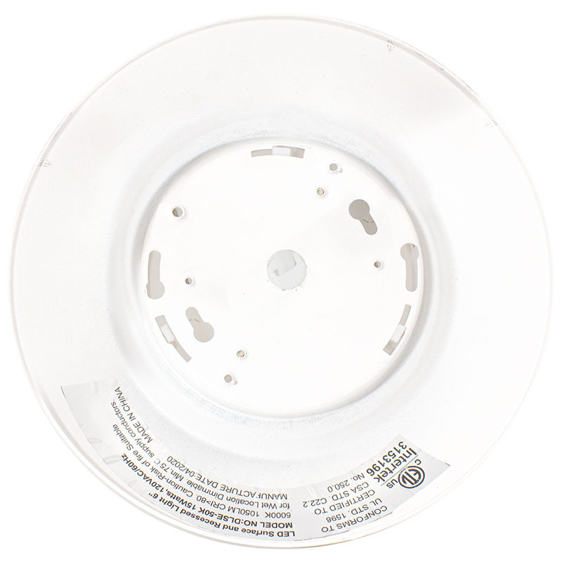 Westgate DLSE6-MCT5 6" LED Economy Disk Light - White