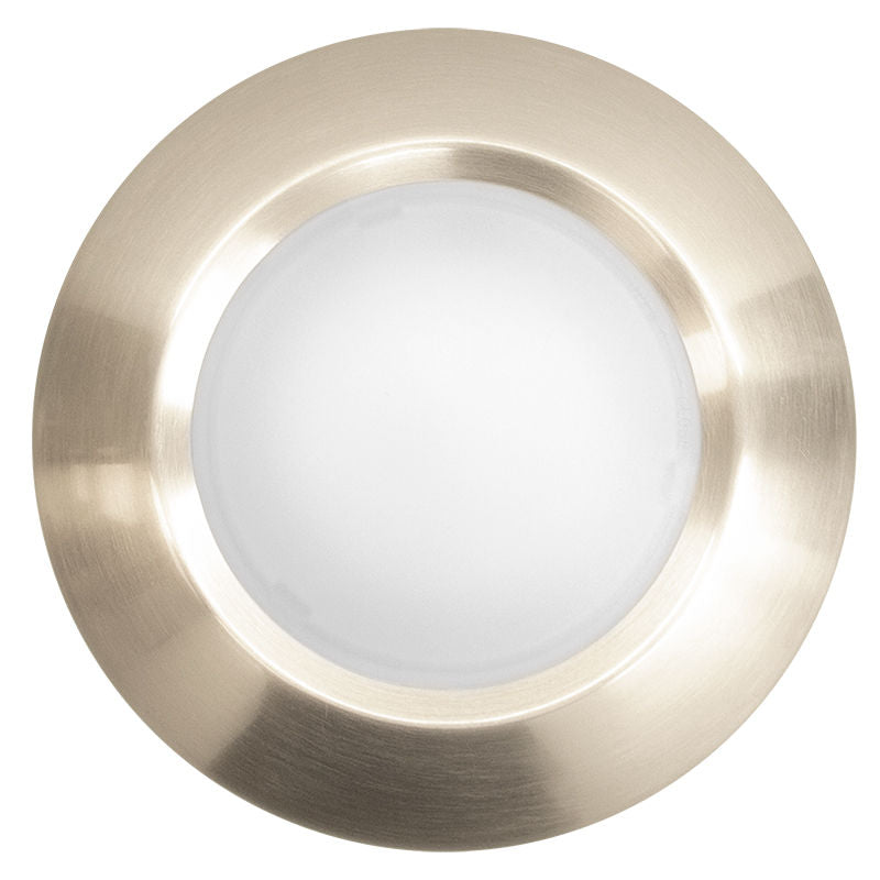 Westgate DLSE6-MCT5-BN 6" LED Economy Disk Light - Brushed Nickel