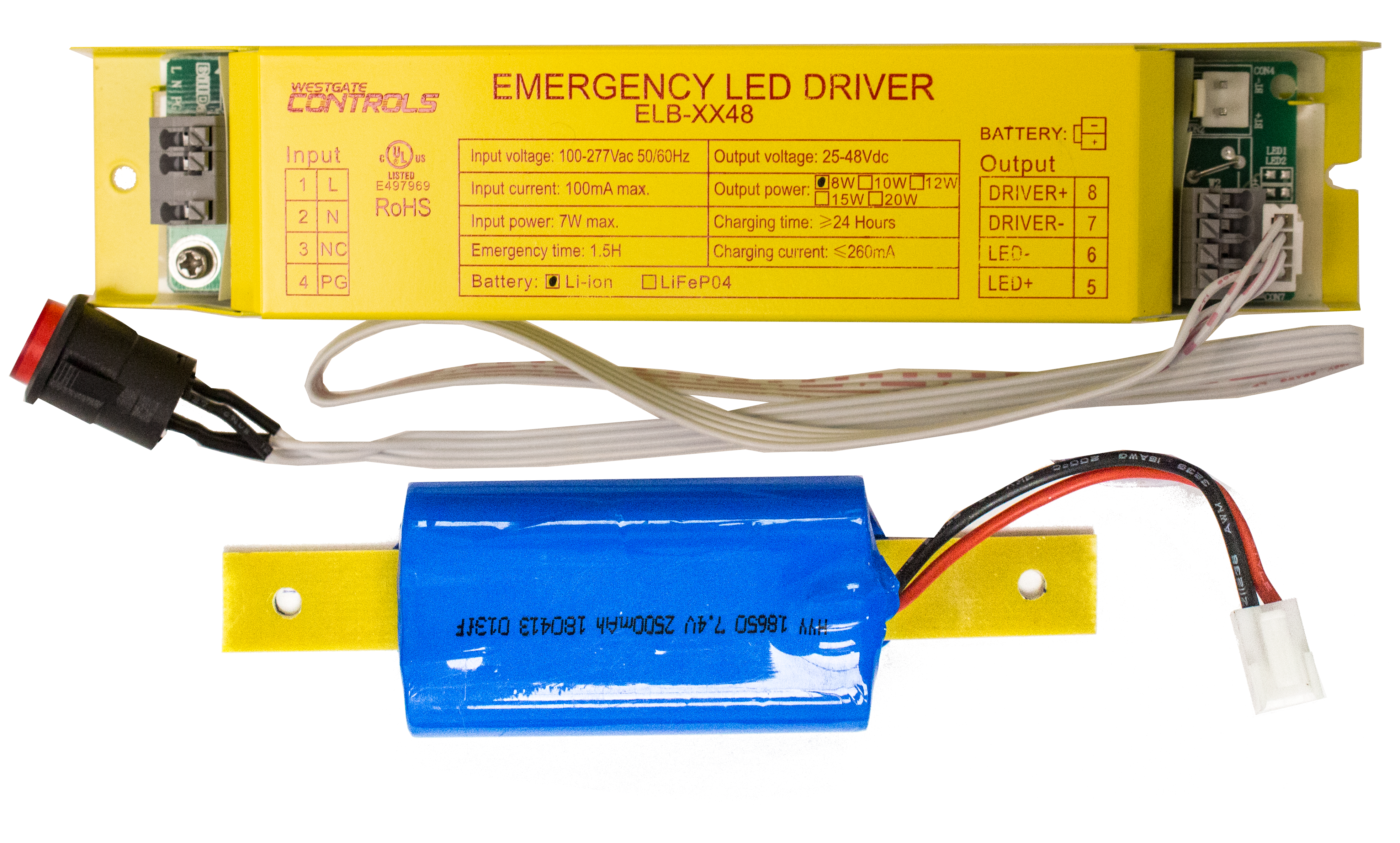 Westgate ELB-0848 Emergency Battery Backup