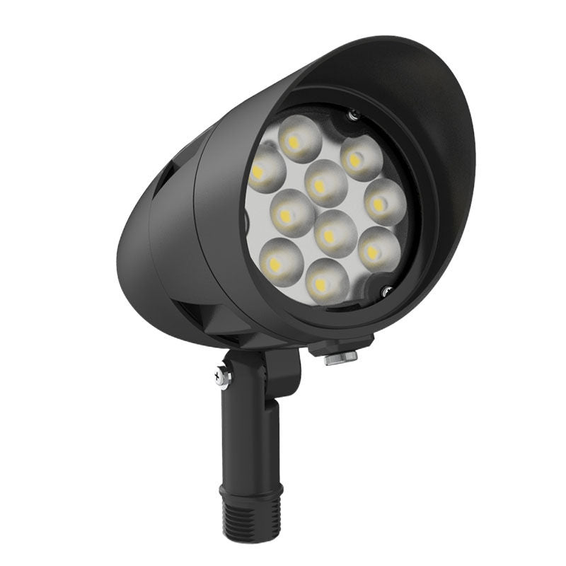 Westgate FLDX-SM-15W-30K-BK 120-277V Spec Series LED X-Gen Bullet Flood Light - Black