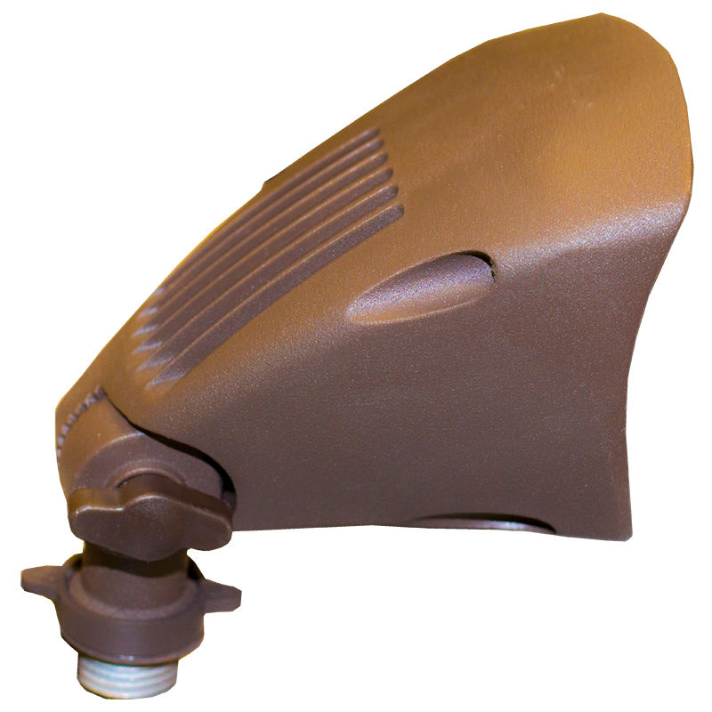 Westgate FLH-10W-30K-BR LED Weatherproof Square Flood Head - Dark Bronze