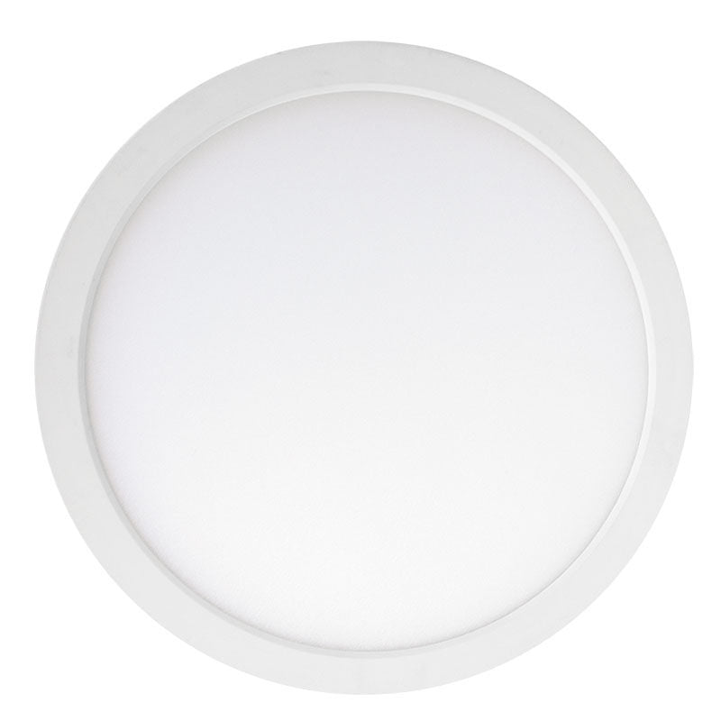 Westgate FMLE-R12-MCT5 12" 120V LED Composite Decorative Flush Mount Fixture - White