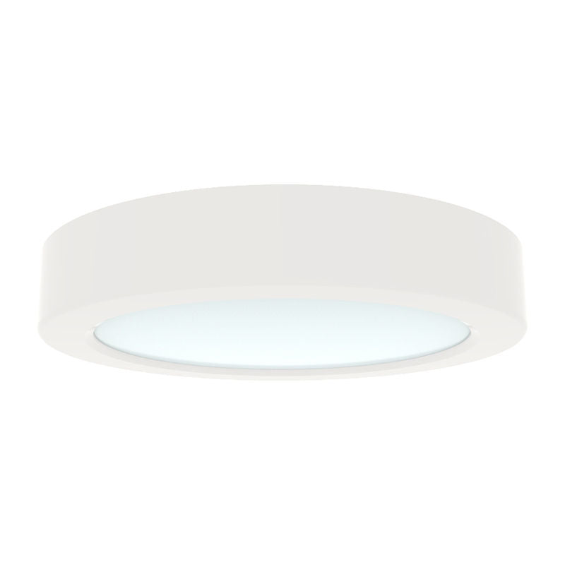 Westgate FMLS-R7-MCT5-DT 7" Snap Flush-Mount Disk Light - White