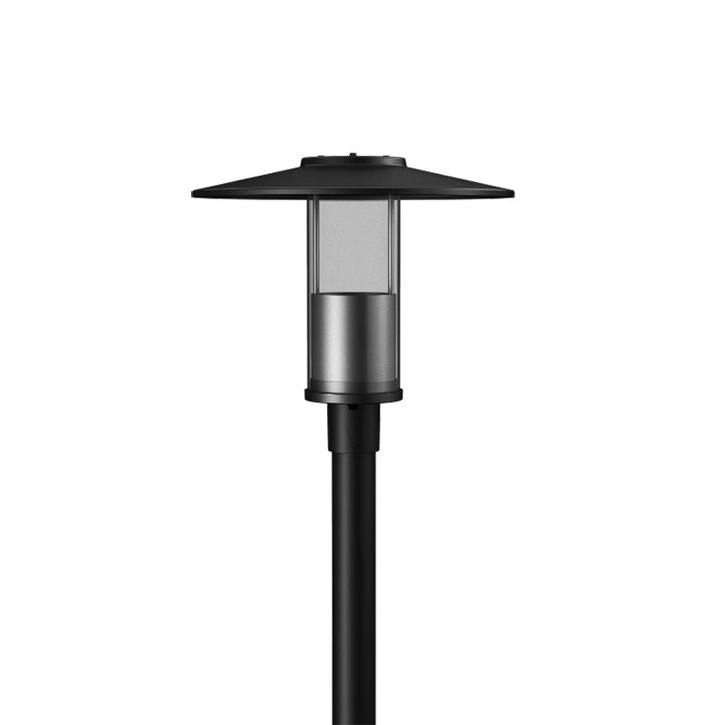 Westgate GPH-12-40W-MCTP-BK Modern Top-Hat Post-Top Area Light with Indirect Light Source - Black