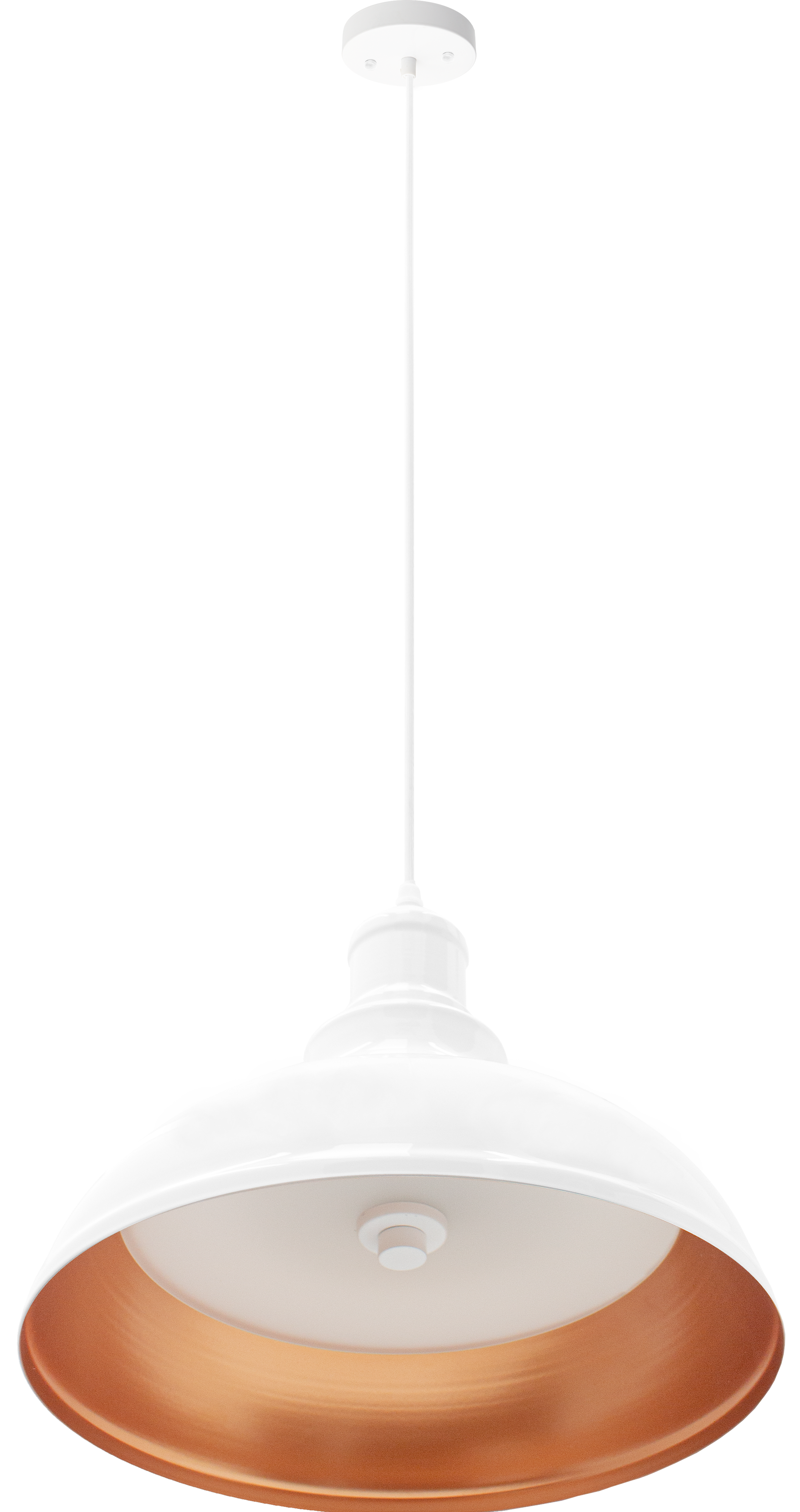 Westgate 25W Integrated LED Vintage Pendant Lights, Black Or White