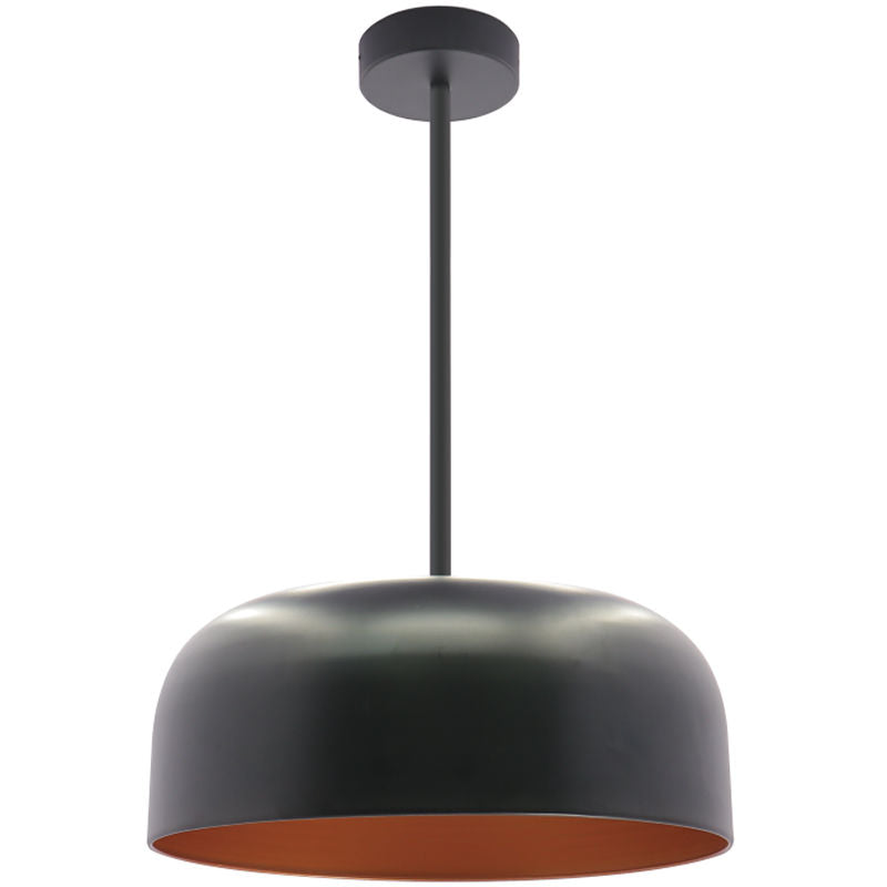 Westgate LCFP-MCT5-BG 24" Integrated LED Pan Pendant with 6' Adjustable Rod/Gold - Black/Gold
