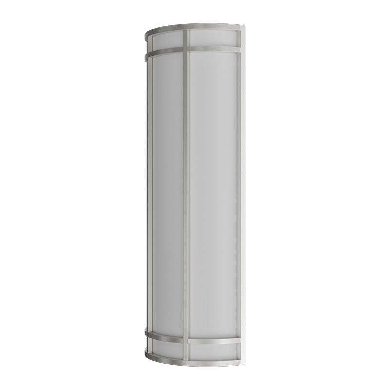 Westgate 24" Outdoor/Indoor LED Decorative Wall Sconce, 25W, 5000K, Led Commercial Lighting - Silver