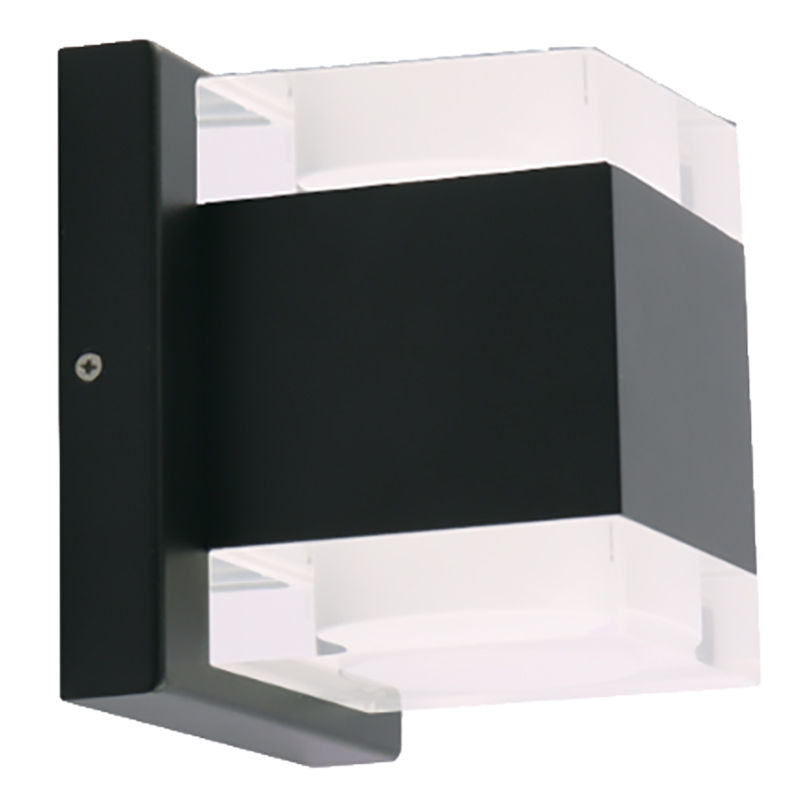 Westgate LRS-J-MCT-C90-BK LED Model J Architectural Outdoor/Indoor Wall Light - Black