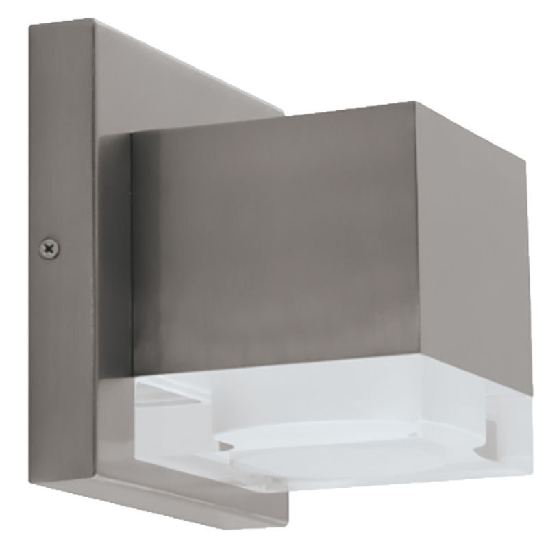 Westgate LRS-J1S-MCT-C90-BN LED Model J Architectural Outdoor/Indoor Wall Light - Brushed Nickel
