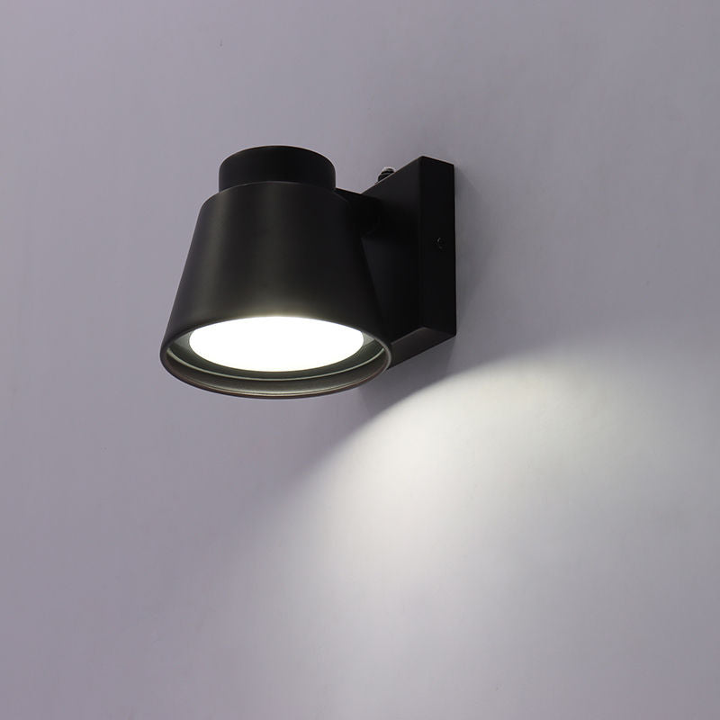 Westgate LRS-MC-MCT5-P-BR 5" Height Mini-Cone Outdoor Wall Sconce with Photocell - Bronze