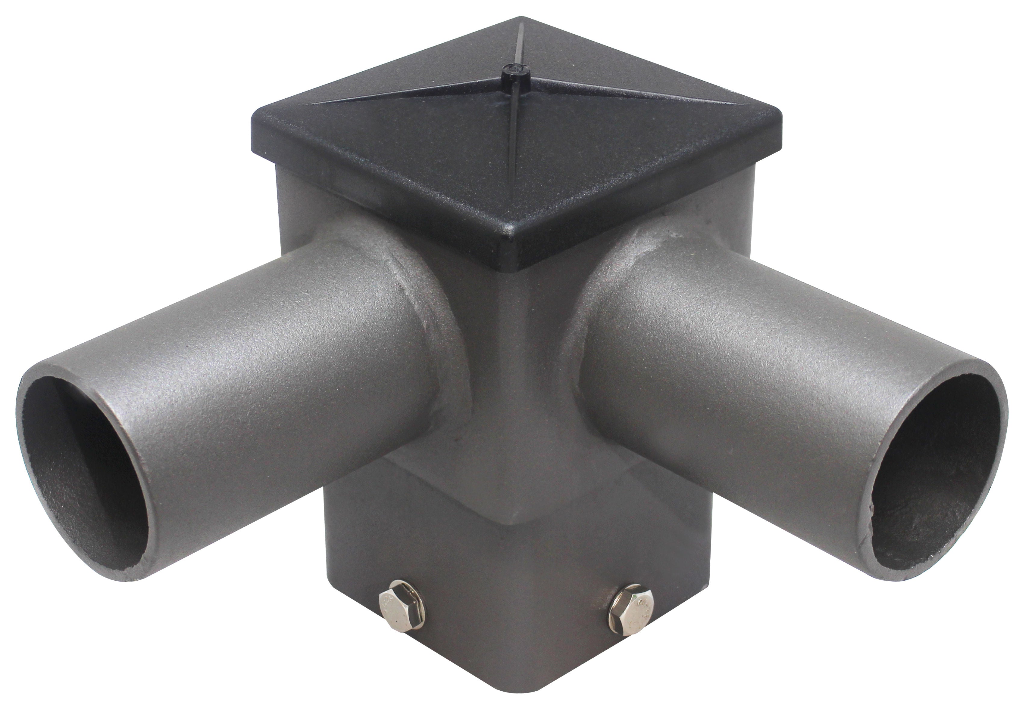 Westgate PSS4T90HTZ Square (Twin) horizontal tenon 90º Slips on 4� pole ( No adaptor needed ) - bronze