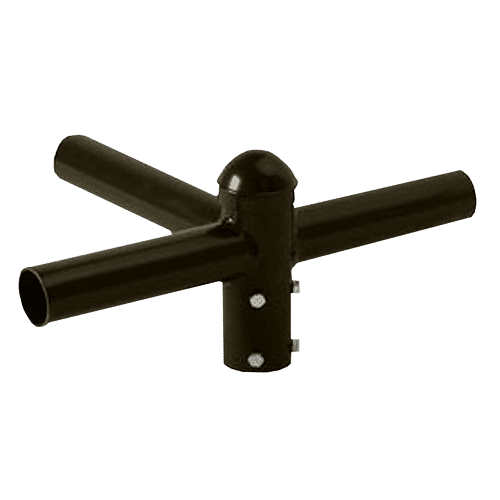 Westgate PTA-390 90 Round Pole Tenon Adapter for 3 Fixture, Slips on 2-3/8" Pole - Bronze