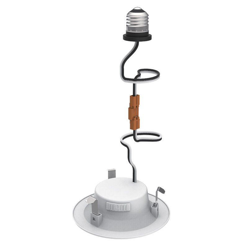 Westgate RDDF4-MCT5 4" Baffle PC DOB Recess Trim Light - White