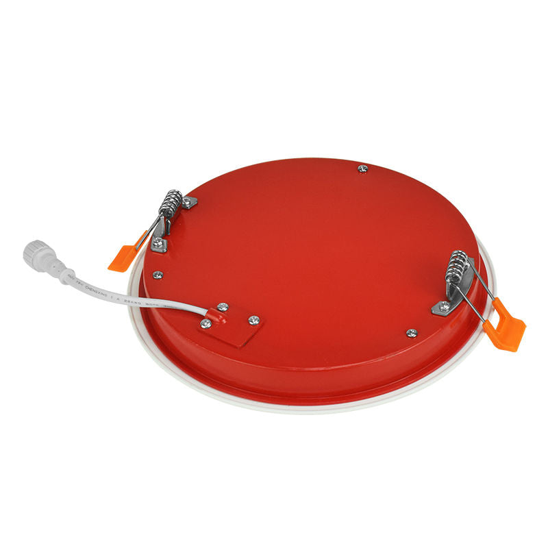 Westgate RSL4-MCT5-FR Fire Rated Slim Wafer Recessed Light, 9W 27K/30K/35K/40K/50K - Red/White