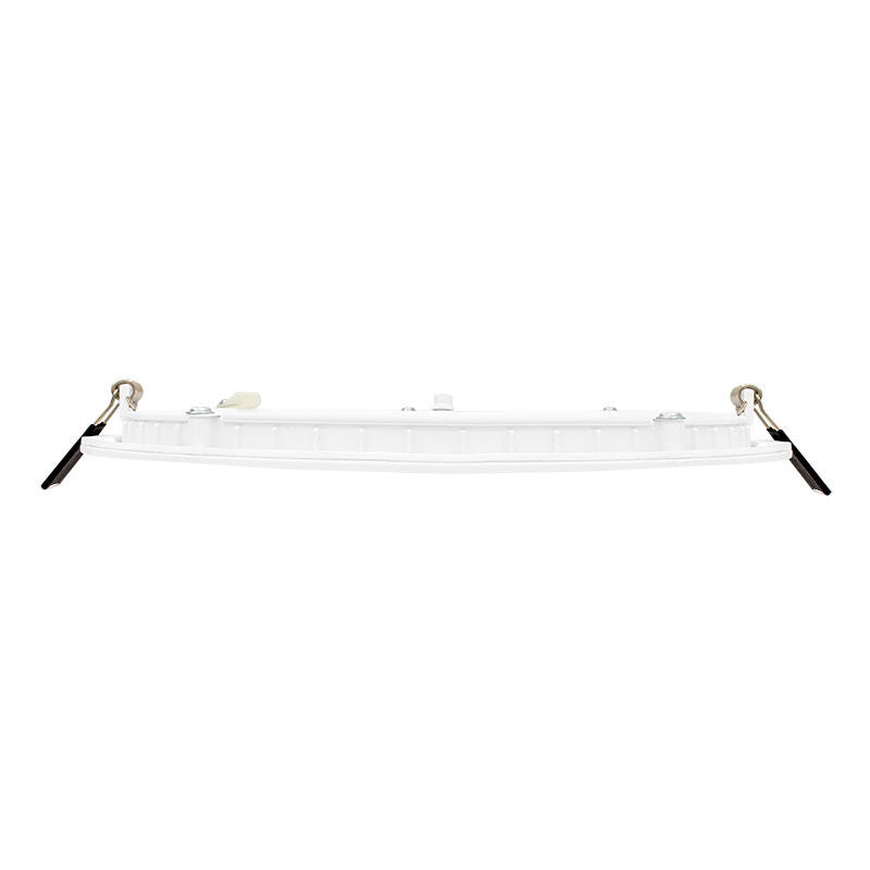 Westgate RSLC8-BF-50K LED Commercial Slim Recessed Regressed Baffle Light - White