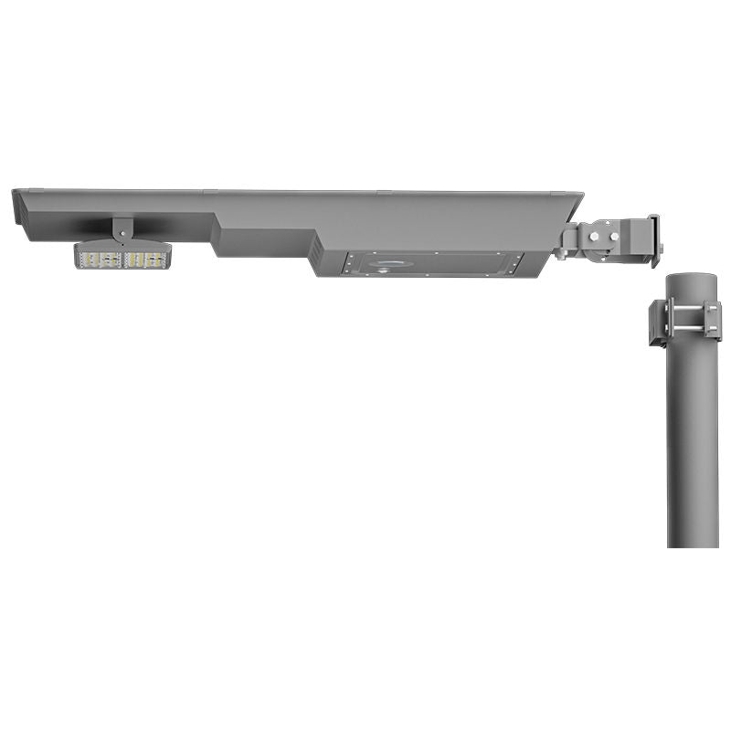 Westgate SOLN-PMRS-15-30W SOLN 15-30W Round and Square Pole Mounting Accessory - Gray