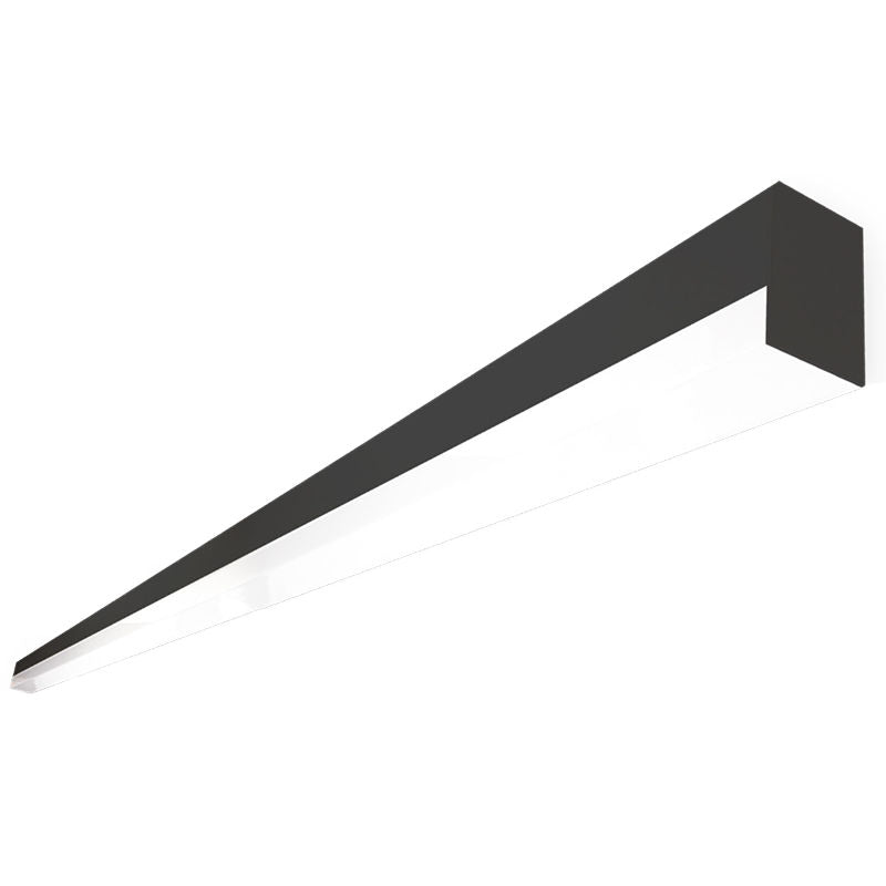 Westgate SCX-8FT-80W-MCT4-D-DL-BK 8' LED 2-3/4" Black Superior Architectural Seamless Linear Light with Drop Lens - Black