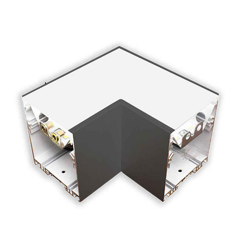 Westgate SCX-L-MCT4-BK L-Shaped Black Corner Fixture Module - Black