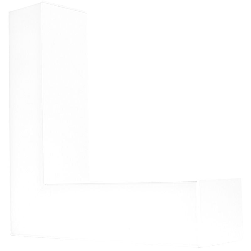 Westgate SCX-L1FT-20W-MCT4-D LED L-Shape 2-3/4" Superior Architectural Seamless Linear Light - Matte White
