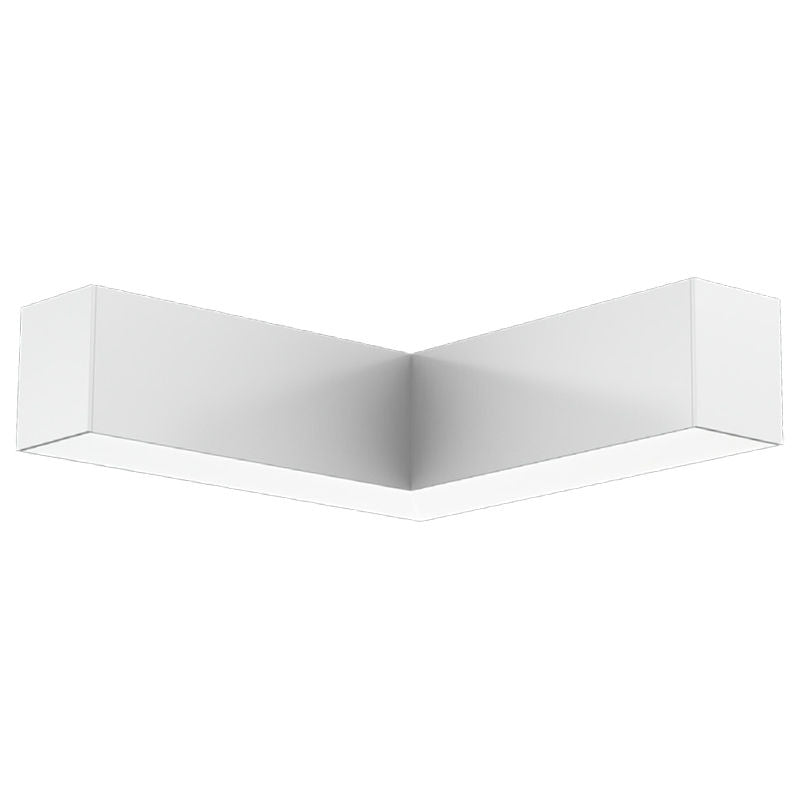 Westgate SCX-L1FT-20W-MCT4-D LED L-Shape 2-3/4" Superior Architectural Seamless Linear Light - Matte White