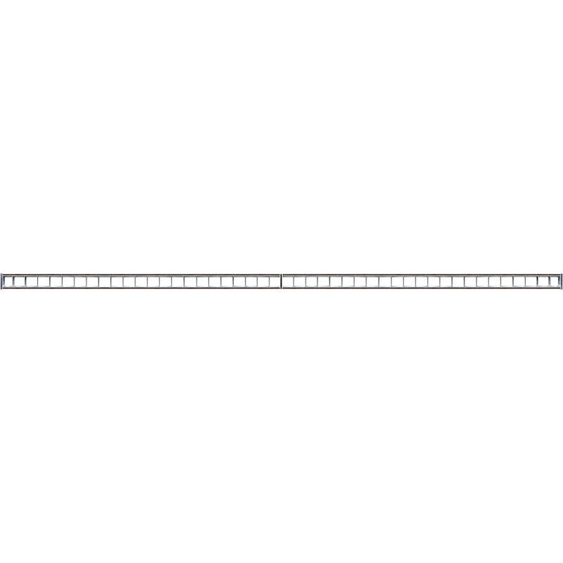 Westgate SCX-8FT-80W-MCT4-D-LUV-BK 8' LED 2-3/4" Black Superior Architectural Seamless Linear Light with Louver Lens - Black