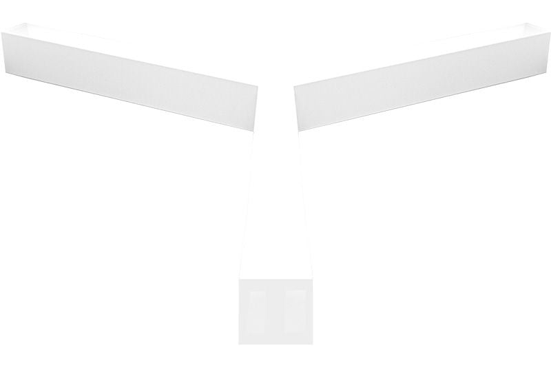 Westgate SCX-Y2FT-60W-MCT4-D LED Y-Shape 2-3/4" Superior Architectural Seamless Linear Light - Matte White