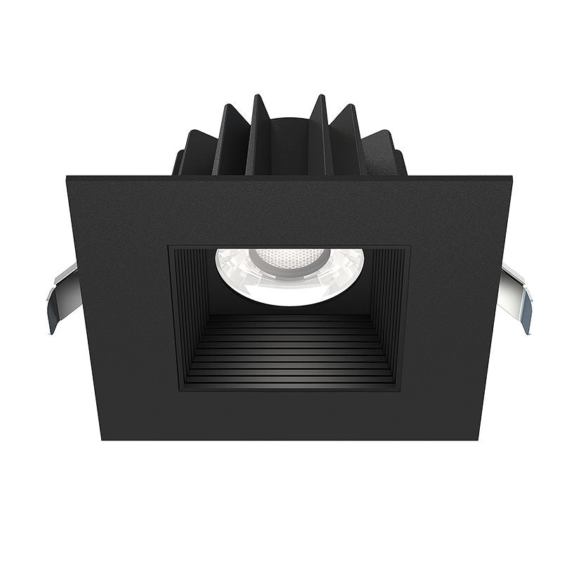 Westgate SDL4S-SB-MCT5-BK Snap-In 4" Square Recessed Light - Black