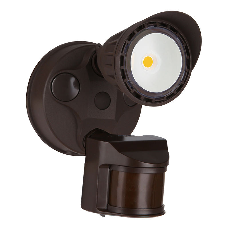 Westgate SL-10W-MCT-BZ-P LED Multi-Color Temperature Security Lights with Optional Motion Sensor or Photocell, 10W, 30K/40K/50K - Oil-Rubbed Bronze