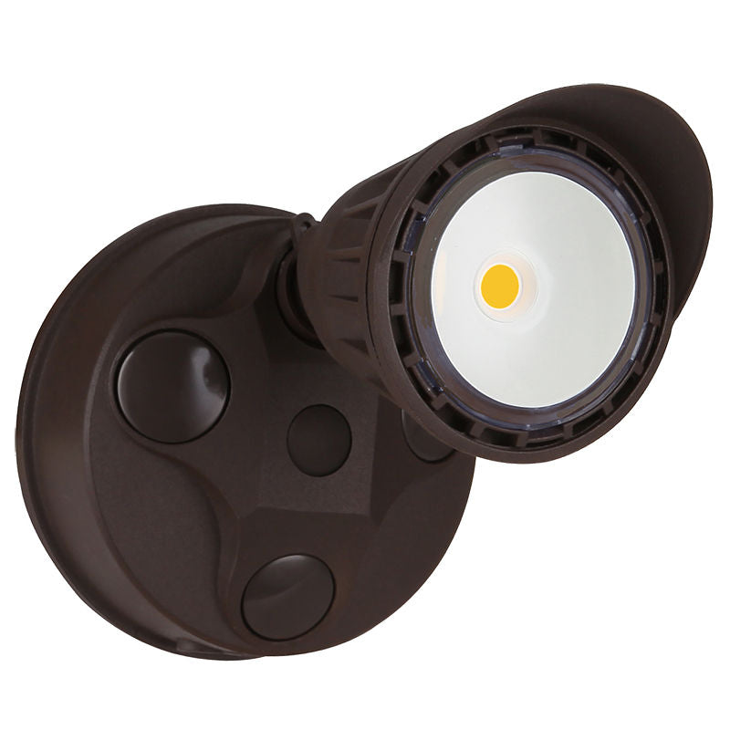 Westgate SL-10W-MCT-BZ-D LED Multi-Color Temperature Security Lights with Optional Motion Sensor or Photocell, 10W, 30K/40K/50K - Oil-Rubbed Bronze