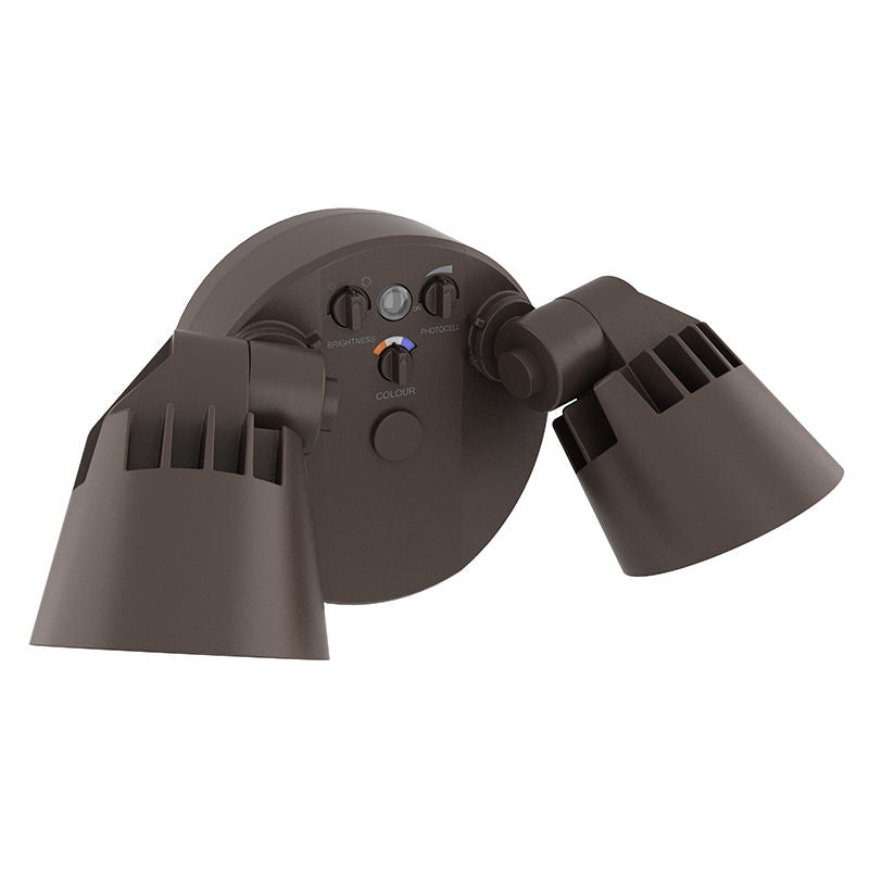 Westgate SLX-2H-MCTP-BR-D No-Sensor Dimmable X-Gen Advance Security Light - Bronze