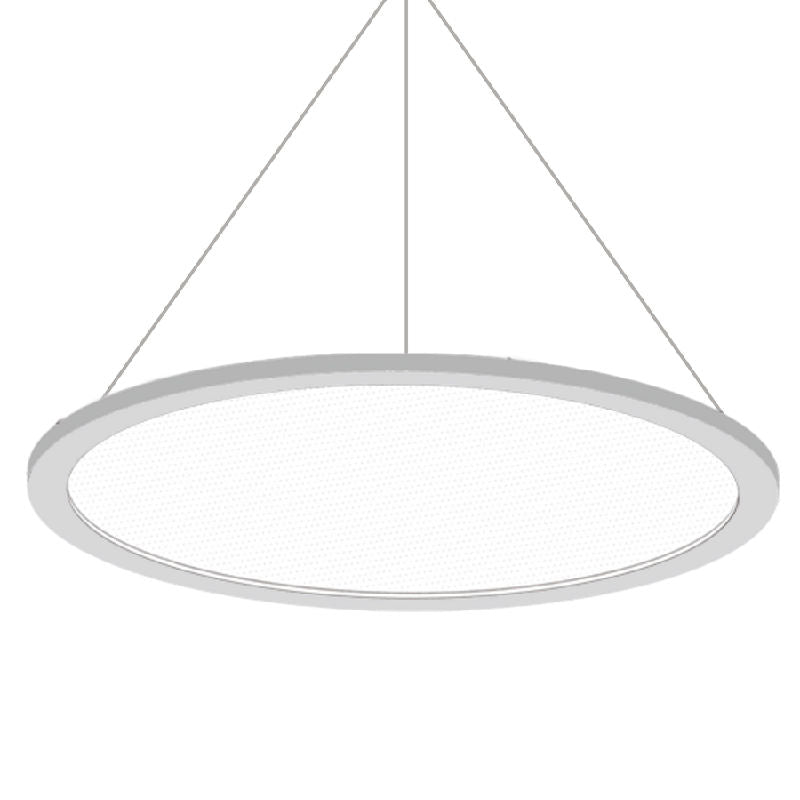 Westgate SRPL-40W-35K-D LED Suspended Up/Down Clear Round Panel Light - White