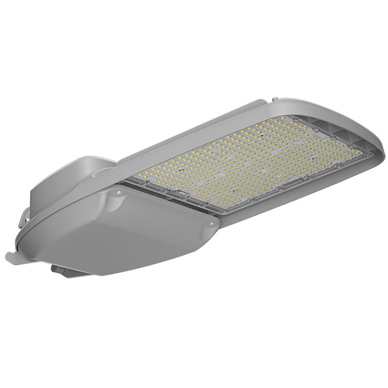 Westgate STL4-80-200W-30K-480V LED Street/Roadway Light with NEMA Twist-Lock Photocell Socket - Light Grey