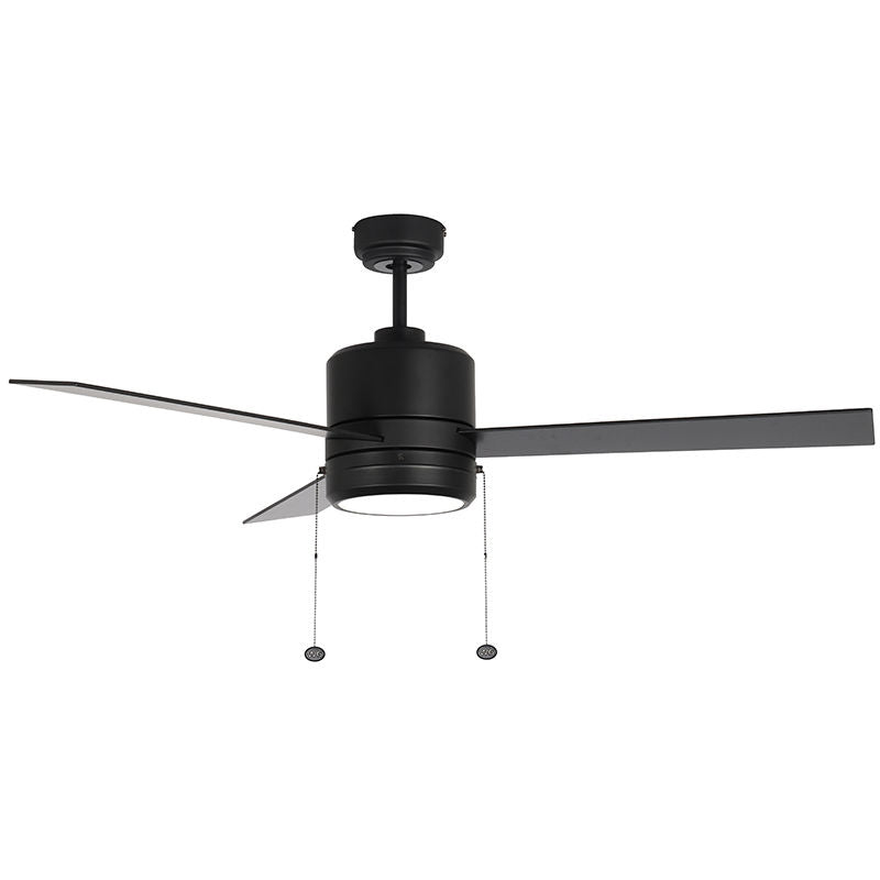 Westgate WFL-115-PC-3B-52-MCT-BK-BK 52" Plywood 3-Blade Ceiling Fan & Light - Black
