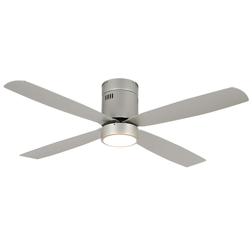 Westgate WFL-118-WS-4B-52-30K-BN-S 52" Plywood 4-Blade Ceiling Fan & Light - Brush Nickel/Silver